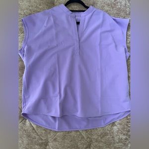 Size XL Rafaela Lilac Dawn Scrub Top